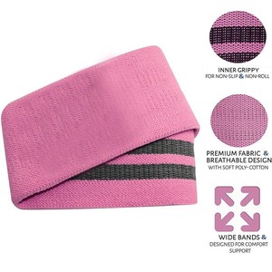 Bandas de Resistencia para Cadera de Alta Calidad, Ajustables y Cómodas, con Logotipo Personalizado, para Ejercicios de Glúteos - Product Image 1