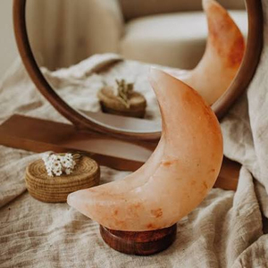 Premium Himalayan <b>Moon</b> Salt Lamp High Quality Natural <b>Crystal</b> Decorative Lighting with Custom Logo OEM Service OEM Size Private - Product Image 5
