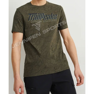 เสื้อยืดคุณภาพเยี่ยม ทรงปกติ น้ำหนักเบา 300 GSM พิมพ์ลายตามสั่ง เสื้อยืดผู้ชาย ผ้าฝ้าย 100% แขนสั้น แห้งเร็ว - Product Image 4