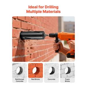 3-1/2 Inch Diameter Diamond Dry Coring <b>Bit</b> 9-1/2 Inch Drilling Depth 5/8-11 Internal <b>Drill</b> <b>for</b> <b>Masonry</b> <b>Drill</b> <b>Bit</b> <b>for</b> <b>Concrete</b> - Product Image 4