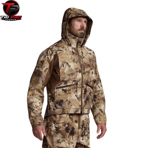 Veste softshell unisexe haut de gamme pour l'extérieur, à capuche, fermeture éclair intégrale, multi-poches, légère, en polyester imprimé, pour la chasse et la randonnée - Product Image 5