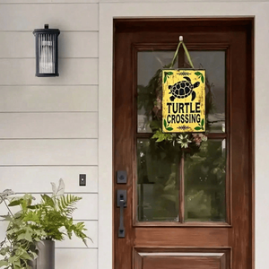 CIFbuy Panneau en aluminium rustique vintage 20,3x30,5 cm TikTok pour service de retrait Temu, panneau de jardin et de pelouse - Product Image 4