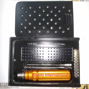 Kit de Fijación Ósea Maxilofacial Profesional Bisons, Placas y Tornillos de Titanio, Sistema de Implantes Quirúrgicos Ortopédicos - Product Image 1