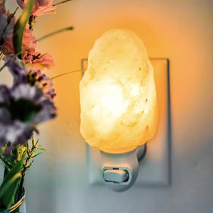 Nueva Lámpara de Pared de Cristal Natural Refinado, Más Vendida al por Mayor, Luz Nocturna de Sal Rosa del Himalaya, Empaquetado en Bolsa/Botella/Sachet - Product Image 6