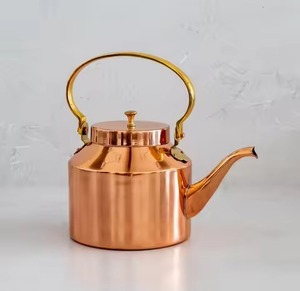 Premium Copper Metal <b>Tea</b> <b>Pot</b> Professional Beverage Server for Hospitality Procurement and Dining Projects - Product Image 1