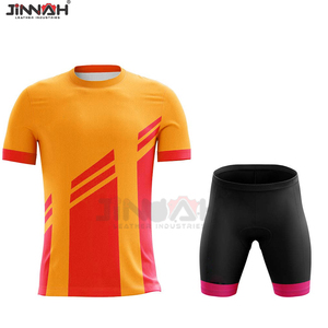 Conjunto de Jersey de Ciclismo de Manga Corta para Hombre, Verano, Cierre Completo, Secado Rápido, Transpirable, con Tirantes, Acolchado, Envío Directo - Product Image 3