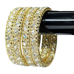 กำไลข้อมือสแตนเลสสตีลเคลือบทอง 24K ป้องกันการหมอง พร้อมไข่มุกเทียม ดีไซน์ทันสมัย เหมาะสำหรับงานแต่งงาน งานเลี้ยง ราคาขายส่งพรีเมียม - Product Image 2