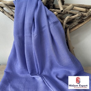 Breathable <b>Scarf</b> Woven Textile Factory Cotton Viscose Polyester Blend Lightweight Solid Color Fabric Wholesale B2B - Product Image 1