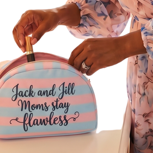 Stay Flawless Makeup Bag Cosmetic Organizer Zipper Pouch Travel Beauty <b>Storage</b> Case Portable <b>Toiletry</b> Bag Daily Use - Product Image 5