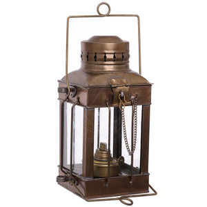 <b>Brass</b> Finished Oil Lamp Hanging <b>Lantern</b> for Decor Theme Indoor Lighting Usage Kerosene Lamp At Wholesale Price - Product Image 5