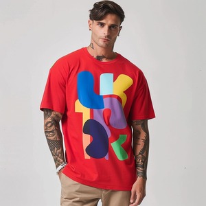 Camiseta Personalizada de Cuello Redondo y Manga Corta para Hombre, 60% Bambú, 40% Algodón, 100% Serigrafía, Estilo Casual, Tejido de Punto - Product Image 1