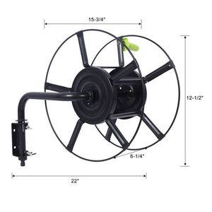 Supporto a Muro Girevole per Tubo da Giardino con Rotazione a 180 Gradi, Porta Tubo Resistente per Attrezzi da Giardino - Product Image 3