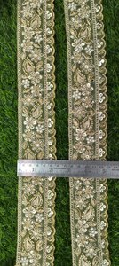 Encaje Elegante, Romántico y Ecológico, 100% Poliéster, Estilo Floral, con Bordado Intrincado, Creación JK - Product Image 2