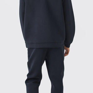 Ensemble de survêtement d'hiver pour homme en molleton, coupe oversize, coupe-vent, haute qualité, avec pantalon de survêtement et sweat à capuche, 2 pièces, 100% coton, personnalisable - Product Image 5