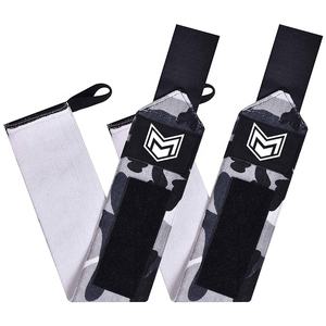 Customized Grey Camouflage Elastic 18" Long <b>Wrist</b> Wraps for Weight Lifting Unisex Power Lifting <b>Wrist</b> Wraps Fitness <b>Wrist</b> <b>Bands</b> - Product Image 1