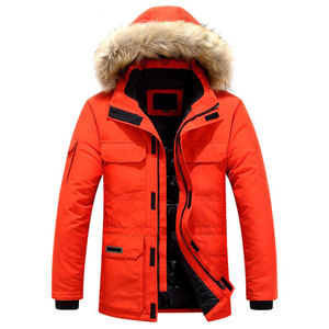 Parka d'hiver haut de gamme pour homme, personnalisable, en toile de haute qualité, col montant - Product Image 6