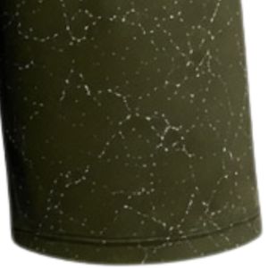 Black Olive Green Marble Print Athletic Training <b>Shorts</b> with <b>Elastic</b> <b>Waistband</b> Breathable Lightweight Gym Sports Performance We - Product Image 4