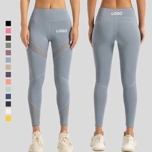 Pantalons de yoga taille haute pour femmes, respirants, anti-transpiration, leggings de fitness, longueur cheville, vêtements de course et d'exercice, OEM ODM, vente en gros - Product Image 2