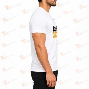 Tiierwear Men's <b>White</b> Short Sleeve <b>T</b>-<b>Shirt</b> Don'<b>t</b> Give Up Printed Casual O-Neck Regular Fit Cotton Jersey <b>Shirt</b> for men - Product Image 3