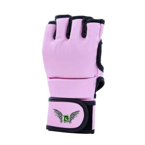 Guantes de Piel Genuina para Entrenamiento de Kickboxing, Artes Marciales y Fitness, Guantes MMA con Logotipo Personalizado y Palma Abierta - Product Image 2