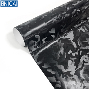 Vinilo de <span class=keywords><strong>Camuflaje</strong></span> Negro 3D NICAI 1.52*18m SM012M, Calcomanías Fantasma 3D, Vinilo para Decoración de Teléfonos, Laptops y Autos - Product Image 2