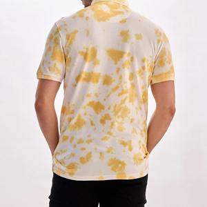 Nouveautés mode tendance : polos tie-dye pour hommes, t-shirts polo confortables et de haute qualité. - Product Image 3