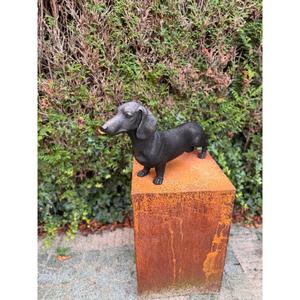 <b>Hand</b> <b>Casted</b> Metal Custom Dog Statue Bronze Finish Ground Mount Handmade Decorative Dog Sculpture For Garden Decor Figurine - Product Image 4