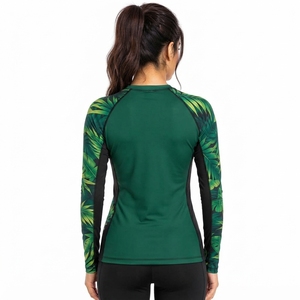 Lightweight Long Sleeve Athletic Top <b>Women</b> <b>Rash</b> <b>Guard</b> Breathable Stretch Sportswear Quick Dry <b>for</b> Surfing Swimming Fitness - Product Image 2