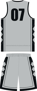 Uniforme de Baloncesto Transpirable de Alta Calidad, Diseños y Colores Personalizables, 100% Poliéster, Sin Mangas, Servicio OEM al por Mayor - Product Image 3