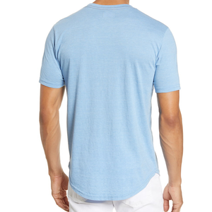 Camisetas elegantes para hombre, de algodón, tela suave y transpirable, manga corta, perfectas para uso casual, entrenamientos en el gimnasio, salidas de verano. - Product Image 2
