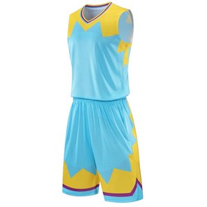 Men Reversible Basketball Set Uniforms Kits <b>Boy</b> Shirt Shorts Sports Suits Custom Basketball Jersey Uniforms - Product Image 3