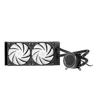 Dissipatore a Liquido AIO Personalizzabile Nero per PC, Ventole PWM da 120mm, Pompa con Interfaccia di Alimentazione PWM a 4 PIN, Raffreddamento CPU ad Acqua, Display LCD da 2.1FT - Product Image 5