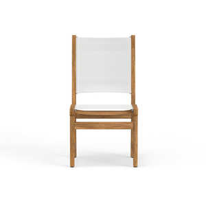 Silla de Comedor de Madera de Teca Sólida de Primera Calidad para Exteriores con Asiento de Tela – Silla Moderna para Patio, Ideal para Proyectos de Hoteles, Resorts y Villas - Product Image 6