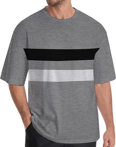 เสื้อยืดโอเวอร์ไซส์ผ้าฝ้ายแท้ 100% น้ำหนัก 220 กรัม พิมพ์ลายตามสั่งที่ไหล่ สไตล์ฮิปฮอป ไซส์พลัส ผ้าฝ้ายแท้ 100% ทรงบ็อกซี่ สำหรับผู้ชาย - Product Image 2
