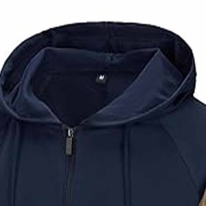 Ensemble de survêtement streetwear éco-responsable pour homme, comprenant un sweat à capuche zippé en polaire orné de strass et un pantalon de survêtement, effet délavé à l'acide, uploadé par Dress Sports - Product Image 2