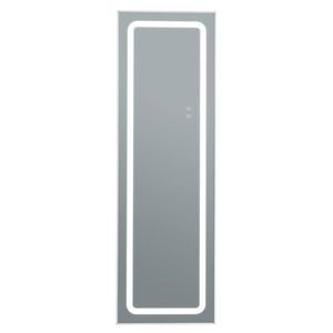 Specchio LED in Alluminio 63*20 Pollici Rettangolare ad Angolo Retto con 3 Tonalità di Luce, Luminosità Regolabile, Funzione Memoria, Appendibile o da Tavolo, a Figura Intera - Product Image 5