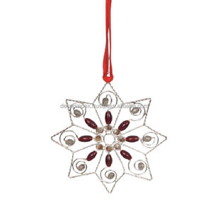 Simple Look Nouveau Style Entier Pas Cher Lase Trou Porte Ornement Suspendu En Métal Martelé Unique Ornements Décoratifs Suspendus - Product Image 4