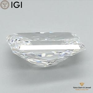 Stunning Brilliance Radiant Cut 1.40 Carat CVD Lab Grown Diamond with IGI Certificate D Color VVS2 Clarity for <b>Statement</b> <b>Ring</b> - Product Image 3