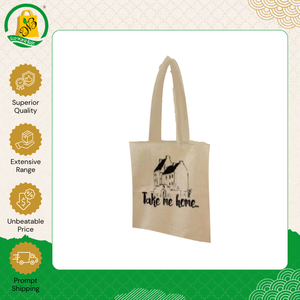Leading Supplier Selling India Made High Quality <b>Large</b> Tote <b>Canvas</b> Shopping <b>Bag</b> with Nice Printing Self Handle at Low Price - Product Image 2