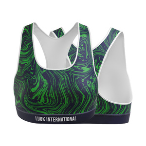 Custom Printed Sublimated Sports Bra Women's Performance Fitness Bra for Yoga Gym <b>Running</b> Training Sportswear - Product Image 6
