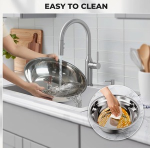 ถาดอุ่นอาหารสแตนเลสพรีเมียมพร้อมฝาปิดสำหรับบุฟเฟ่ต์ ราคาดีที่สุด - Product Image 4