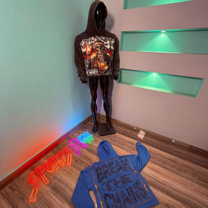 Sudadera con Capucha para Hombre con Logotipo Personalizado al Mejor Precio al por Mayor, Sudadera con Capucha con Estampado Serigrafiado, Estilo Moderno y Básico - Product Image 1