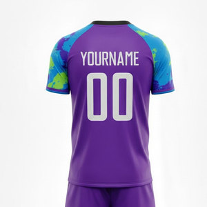 Soccer Jersey Set Custom Team Uniform Breathable Quick Dry Fabric Professional Match Training Sportswear Kit - Product Image 3