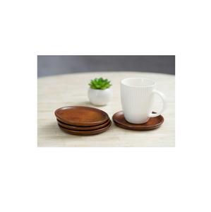 Ensemble de sous-verres en bois moderne, forme rectangulaire, bois durable, conçu pour les activités promotionnelles - Product Image 3