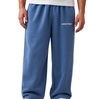 Pantalon de jogging en molleton pour homme, coupe décontractée, jambe droite, taille élastique, poches latérales, doux et épais