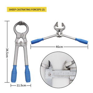 Castrateur Burdizzo sans saignement pour animaux de grande taille (moutons, chèvres, bovins, porcs) – Kit d'outils réutilisables et durables DENTRIC - Product Image 5