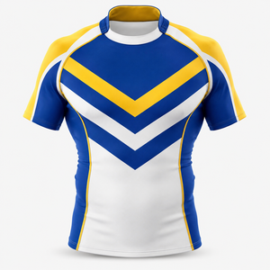 Tenues de cyclisme à séchage rapide avec sublimation, nouveau maillot de rugby en coton respirant, best-seller 2026, personnalisable pour équipes - Product Image 2
