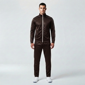 Conjunto Deportivo de Dos Piezas para Hombre, Chaqueta y Pantalones Deportivos Ligeros Cortavientos para Exteriores - Product Image 6