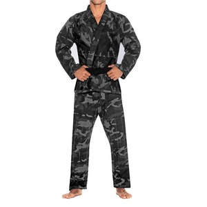 Kimono de BJJ unisexe camouflage en Spandex/Coton Biologique, coupe ample, durable, pour arts martiaux, entraînement et compétition adulte, personnalisable - Product Image 1