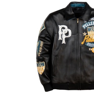 High Street Style Men's Genuine Leather <b>Canvas</b> <b>Jacket</b>-Breathable Turn-down Collar & Zipper Closure Winter Ready - Product Image 4